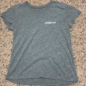 California gray tee